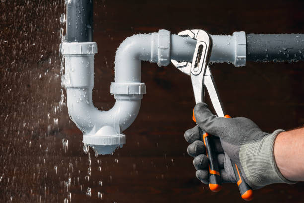 Professional Leak Detection technician working in North Oxford, MA